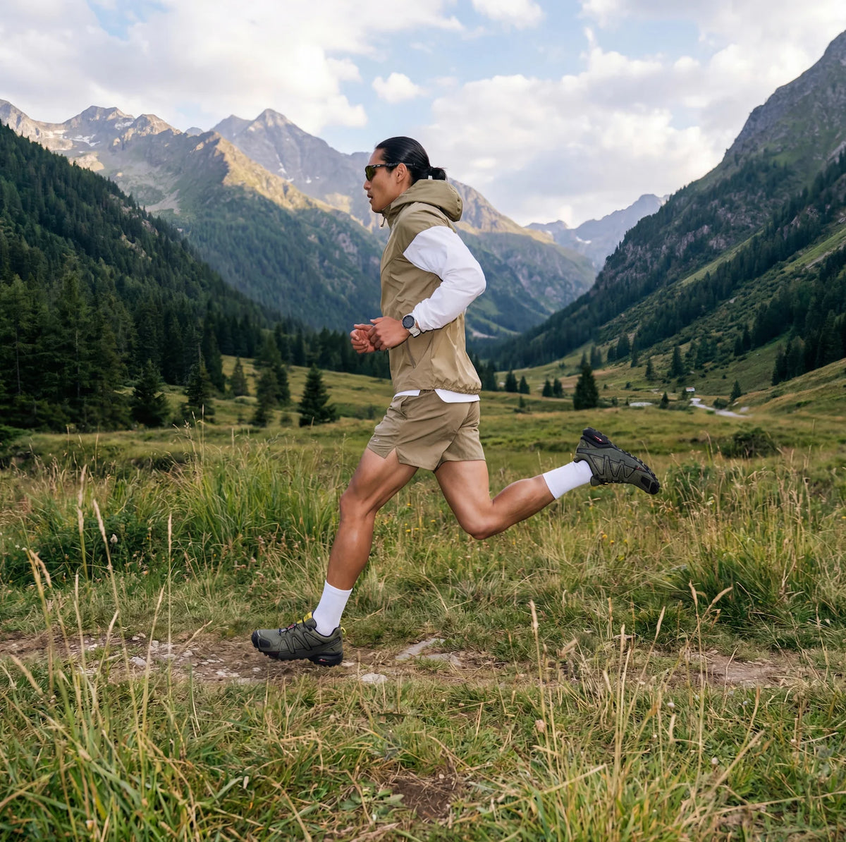 Atmungsaktive Wanderschuhe mit rutschfester All-Terrain-Sohle
